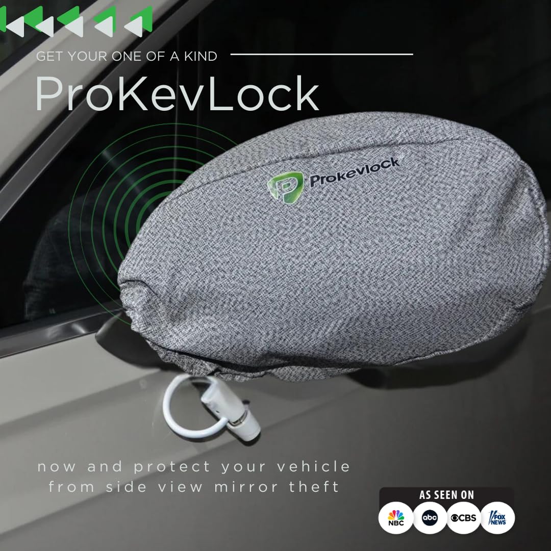 ProKevLock stainless steel cable lock with key for secure attachment