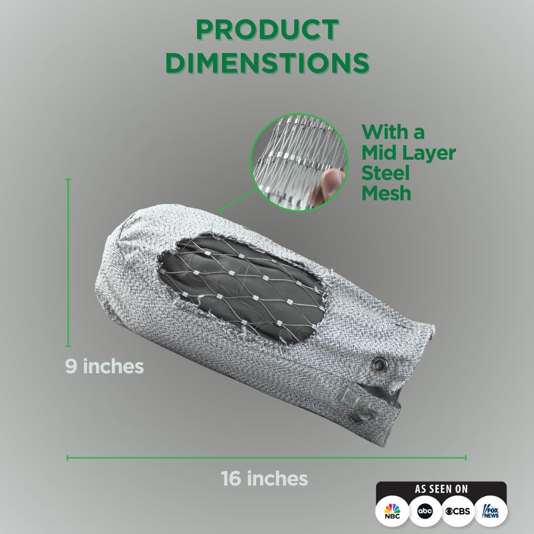 ProKevLock next to hand for scale demonstrating compact universal fit