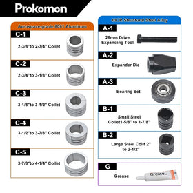 Prokomon expander close texture highlighting hardened steel for durability