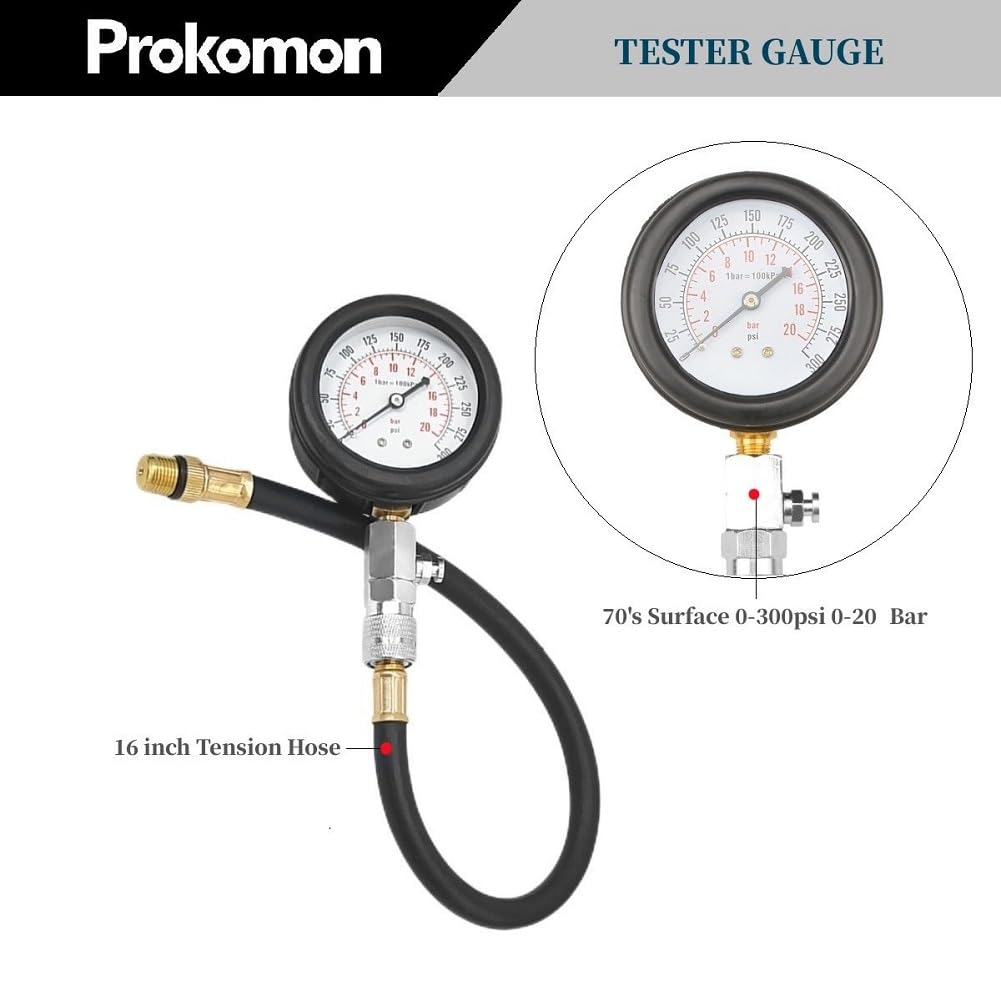 Prokomon metal extension rods and flexible hose illustrating reach into deep plugs