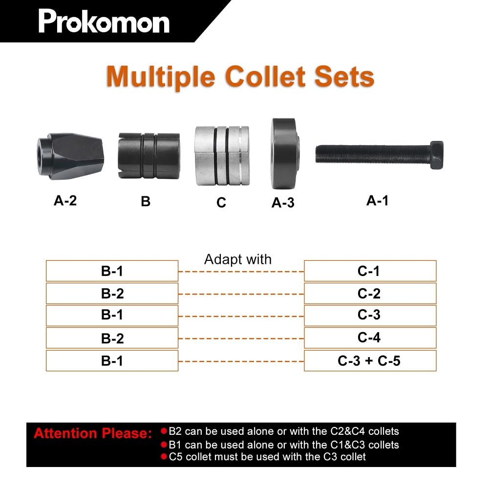 Prokomon tool in use on tailpipe demonstrating fast professional fit-up