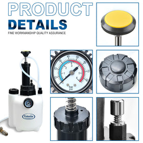 Prokomon pressure gauge closeup displaying safe transfer pressure monitoring