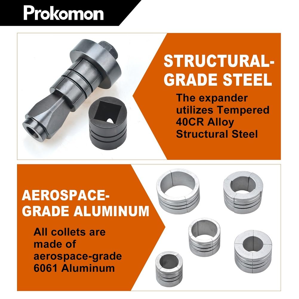 Prokomon size comparison with ruler showing coverage from small to large pipes