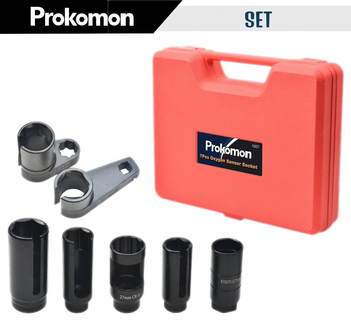Prokomon sockets beside a 3/8" ratchet illustrating correct fit and leverage benefits