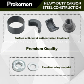 Prokomon size comparison with pliers showing compact, shop-friendly scale