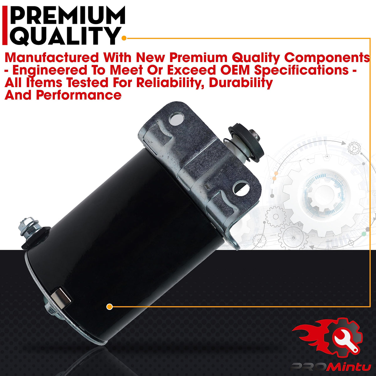 ProMintu starter installed in engine demonstrating restored starting power