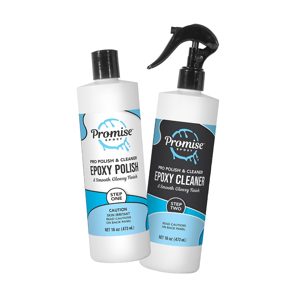 Promise Epoxy front packaging showing 32 oz kit and benefit of restoration