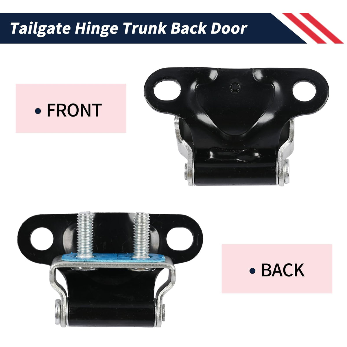 Promrmr hinge installed on Toyota RAV4 hatch illustrating restored secure operation