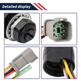 Promrmr ignition switch installed in boat dash demonstrating straightforward fit