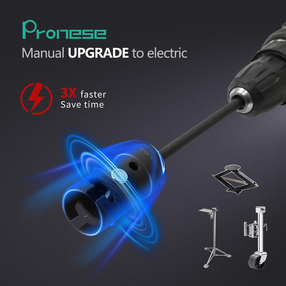 Pronese Cr-Mo steel close-up showing durable finish and long-lasting strength