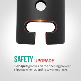 Pronese locking pins and spring clips layout for secure, vibration-resistant hold
