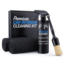 PROPER DETAILING CO. kit front packaging showing included tools and benefits