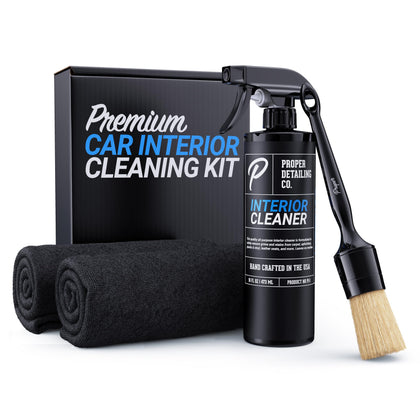 PROPER DETAILING CO. kit front packaging showing included tools and benefits