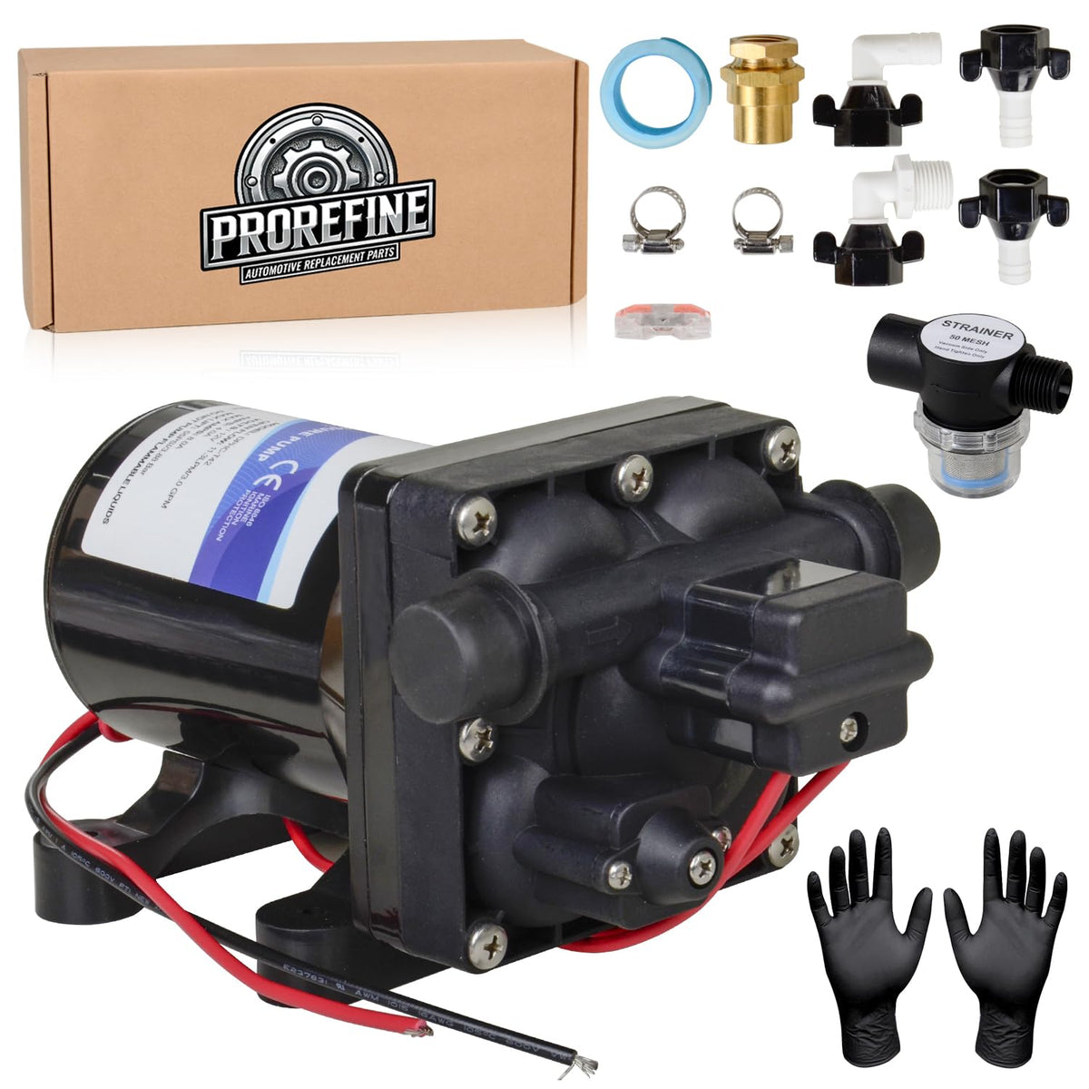 ProRefine front view showing compact pump and mounting benefits