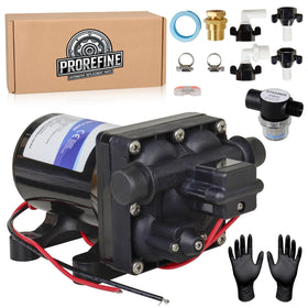 ProRefine front view showing compact pump and mounting benefits