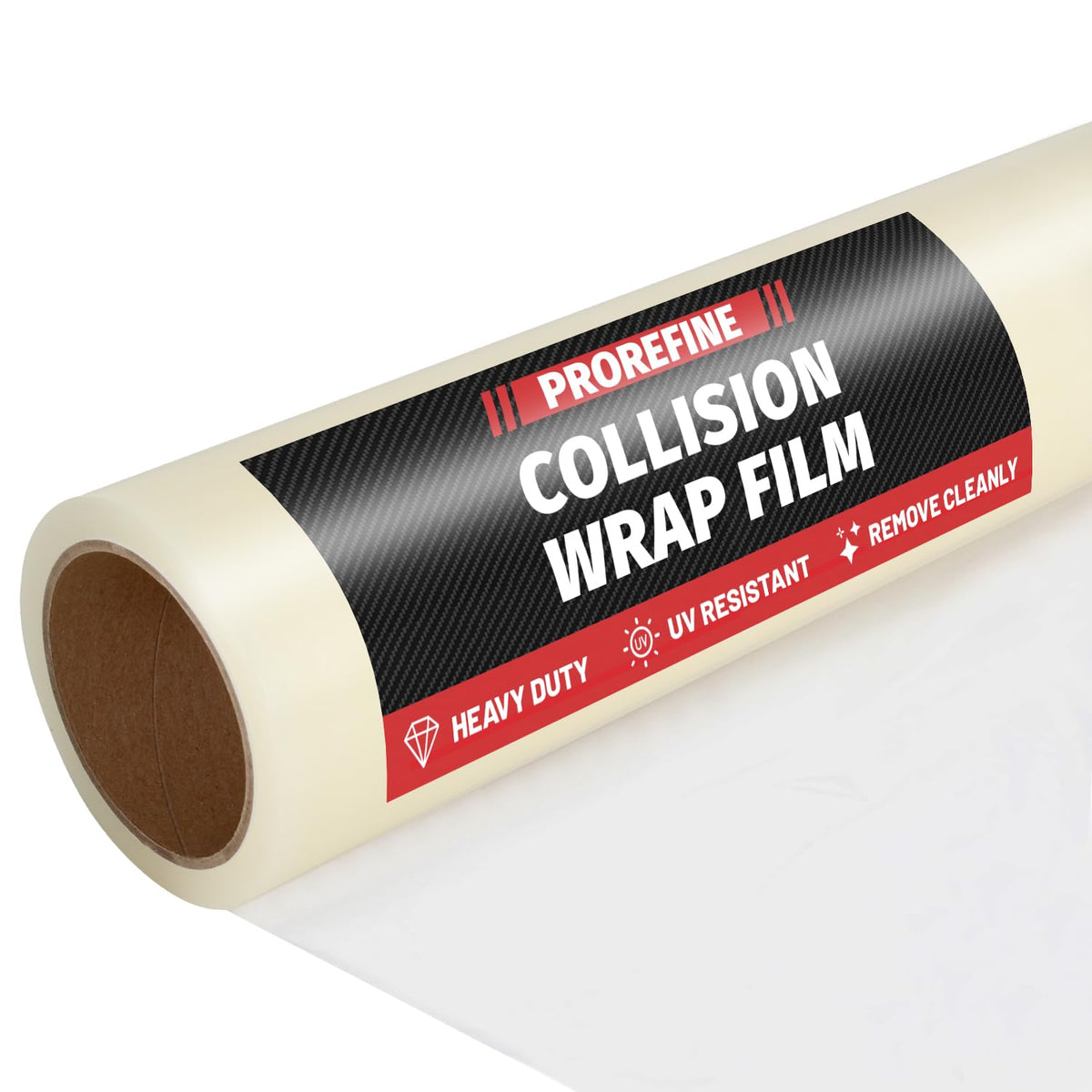 ProRefine roll front view showing pack and label, professional protection