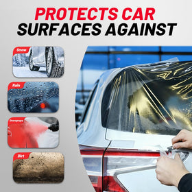 ProRefine covering car door panel to shield paint from dust and debris