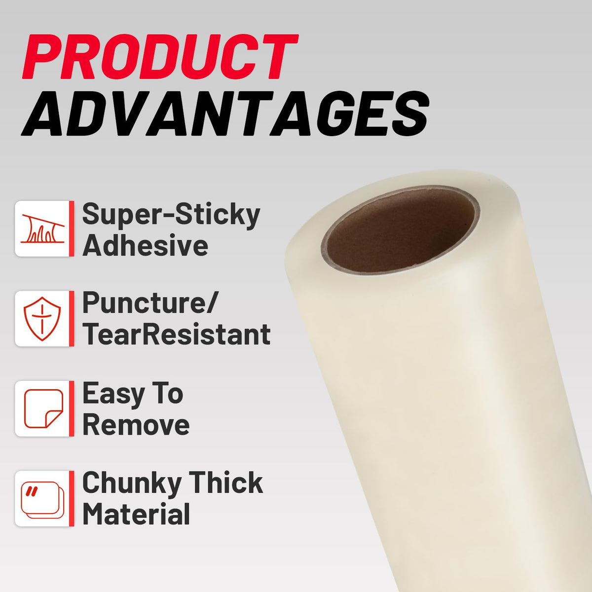 ProRefine adhesive texture close-up highlighting tacky surface for secure hold