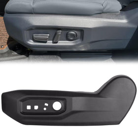 Prosentuo driver seat track cover front view showing fit and factory appearance