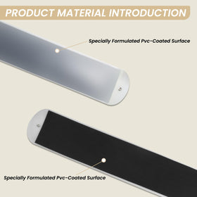 Prosentuo sled next to ruler showing compact size and fit benefit