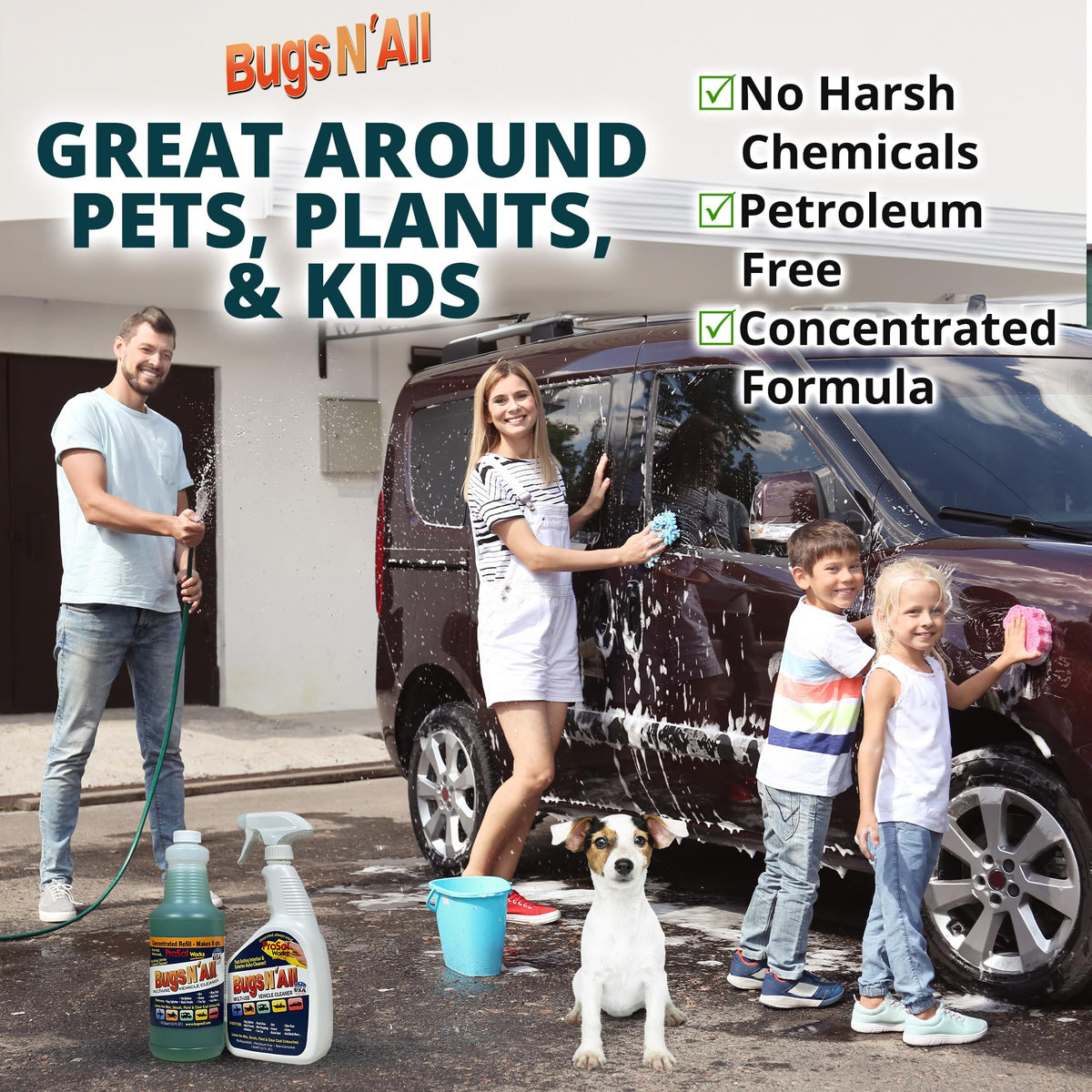 PROSOL WORKS before and after on car bumper removing tar and bugs