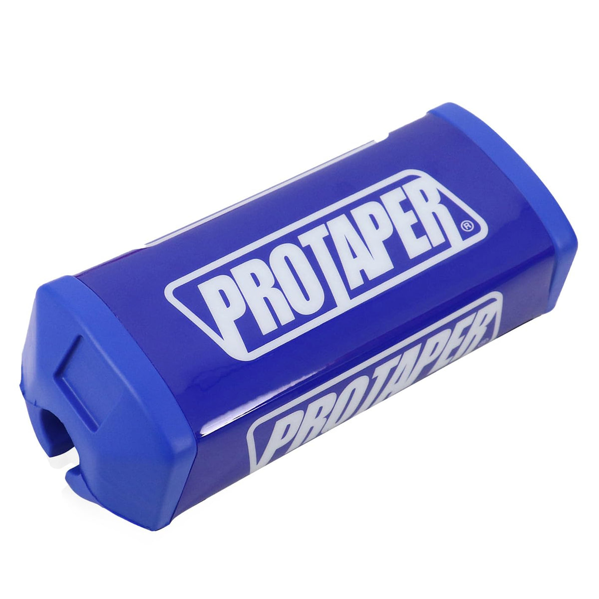 PROTAPER handlebar pad front view showing blue white styling and clean finish for improved aesthetics