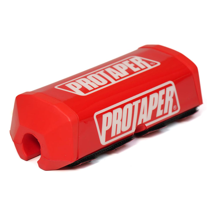 PROTAPER handlebar pad front view showing red white design and protective coverage