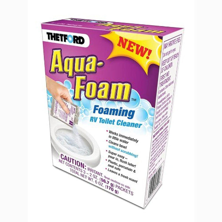 Protect All Aqua-Foam front packet showing label and quick-acting cleaning benefit