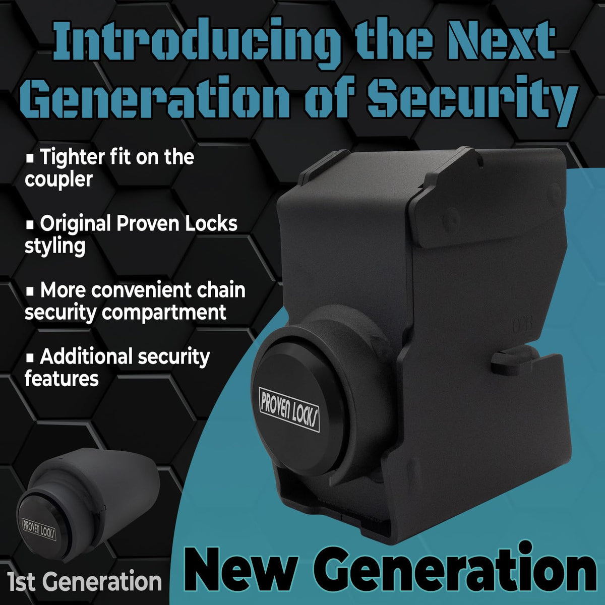 Proven Industries close-up of unique keyway demonstrating anti-duplication protection