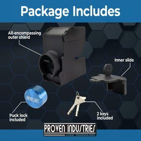 Proven Industries 2178 hardened steel internal component detail for strong protection