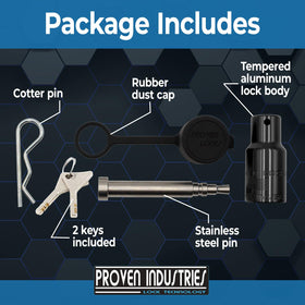 Proven Industries HL1 rubber cap close-up protecting pin from dirt and moisture