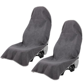 Prpeko front view of packaged grey seat covers showing full protection