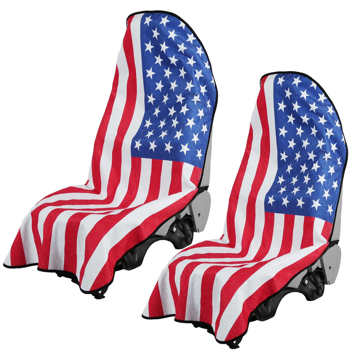 Prpeko front seat cover full view protecting seat from sweat