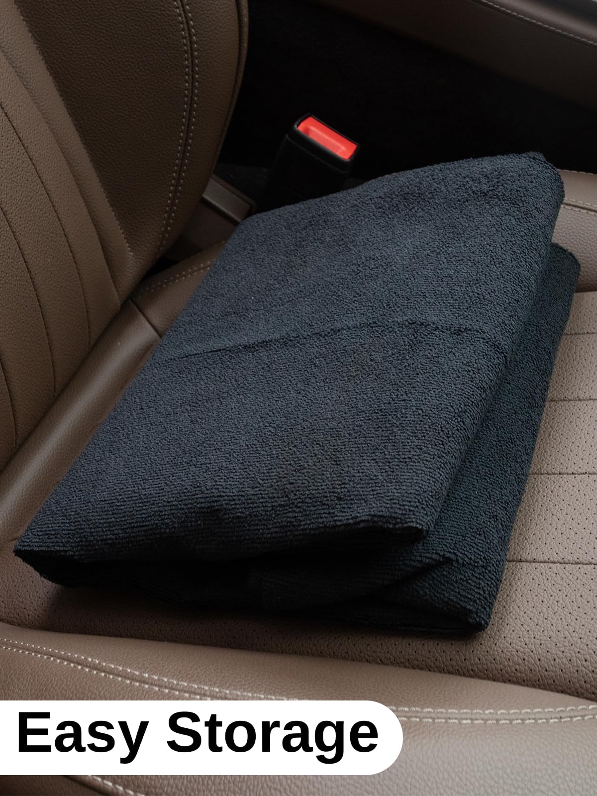 Prpeko lifestyle gym-to-car transition showing clean seat after workout