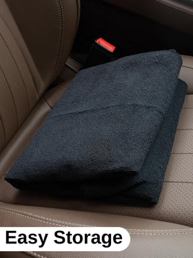 Prpeko lifestyle gym-to-car transition showing clean seat after workout
