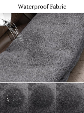 Prpeko size comparison with ruler proving 30x57 inch full-seat coverage