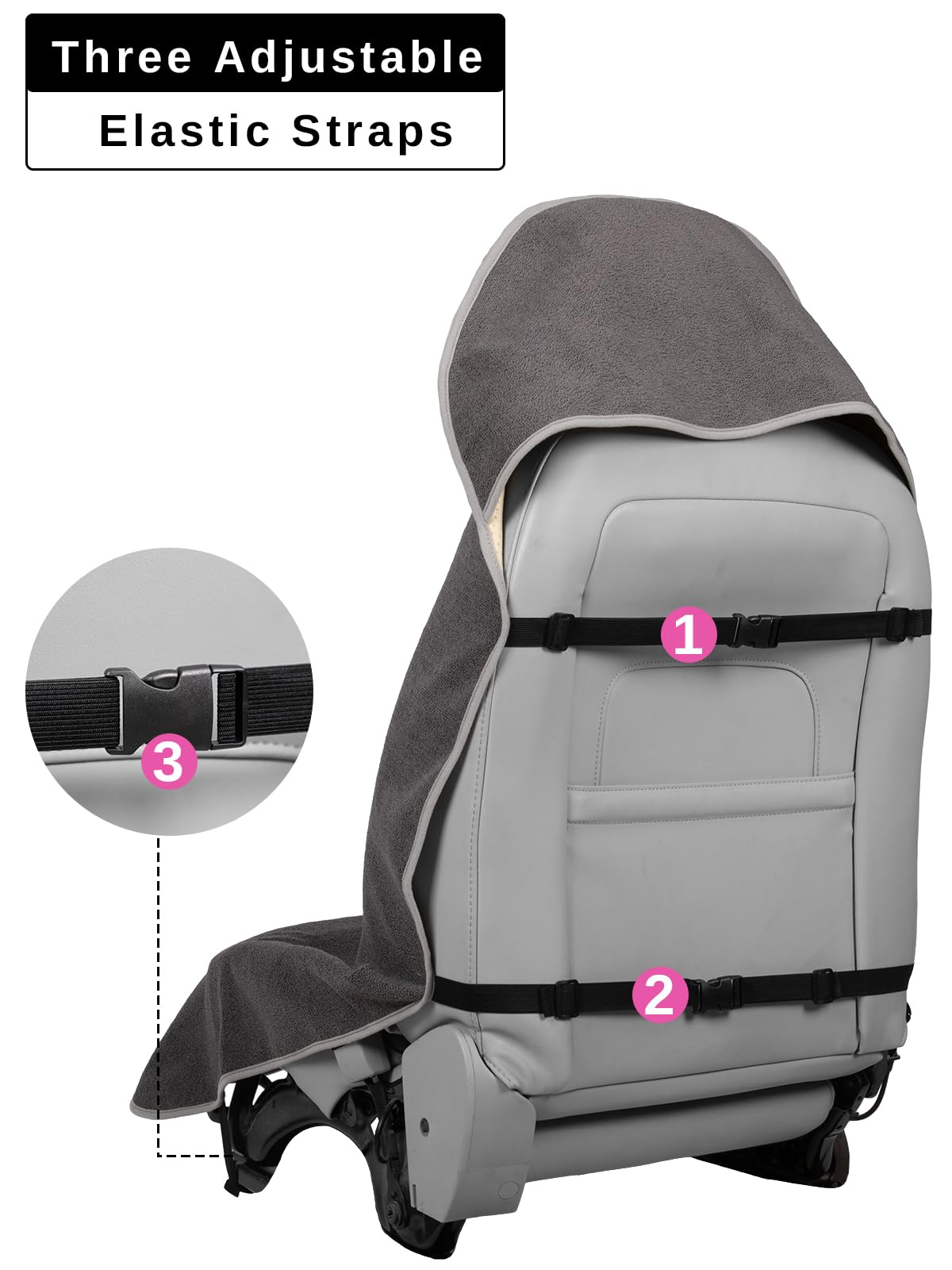 Prpeko adjustable straps and hooks for secure, custom mounting