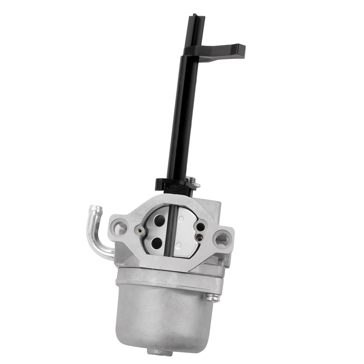 PRUNkuar carburetor installed on a Briggs & Stratton engine demonstrating proper fit and restored operation