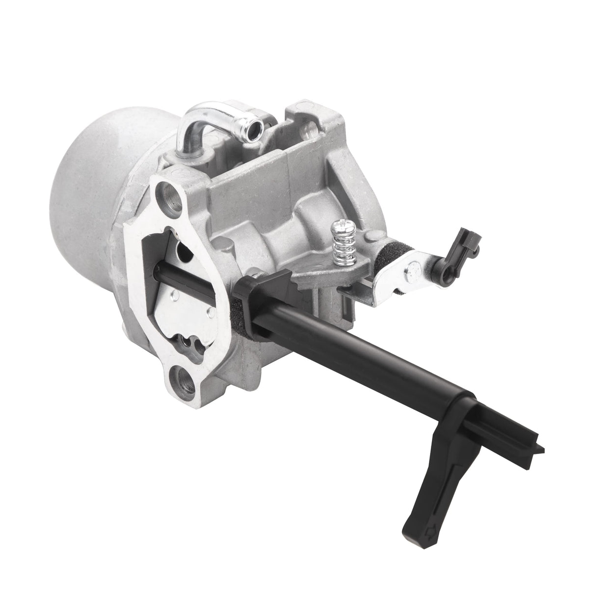 PRUNkuar carburetor beside ruler showing dimensions to confirm correct size and simplify purchase