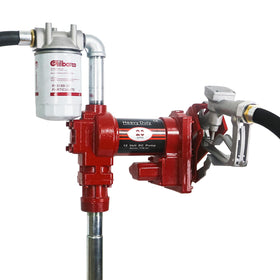 PRUNkuar pump front view showing rugged construction and fast flow benefit