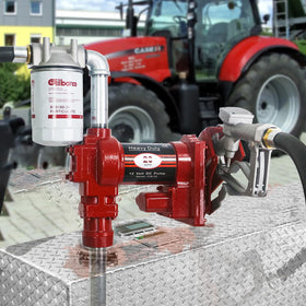 PRUNkuar hose inlet connection showing secure 1-inch fittings for reliability