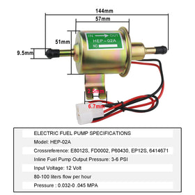 PRUNkuar pump installed under hood showing straightforward inline replacement