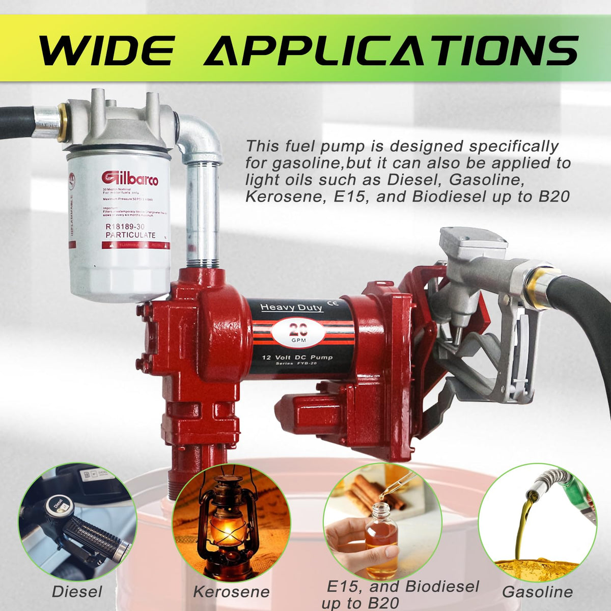 PRUNkuar pumping fuel into tank illustrating rapid transfer efficiency