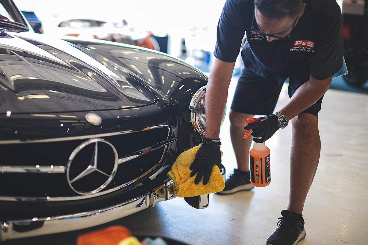 P & S PROFESSIONAL DETAIL PRODUCTS microfiber buffing sealed surface for streak-free gloss