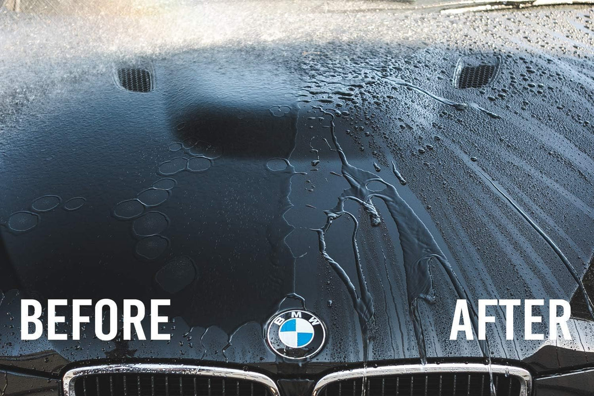 P & S PROFESSIONAL DETAIL PRODUCTS close-up of glossy paint finish demonstrating reflectivity