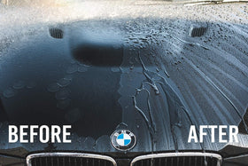 P & S PROFESSIONAL DETAIL PRODUCTS close-up of glossy paint finish demonstrating reflectivity