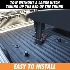 PSAUTO installed in truck bed demonstrating secure gooseneck conversion