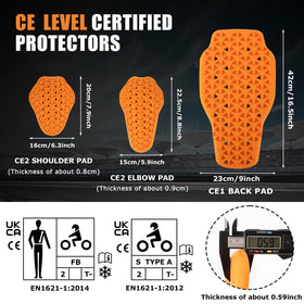 PSLER back pad close-up showing PU memory foam texture and ventilation for impact dispersion