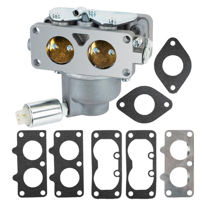 PSLER carburetor front view showing mounting flanges and improved fit