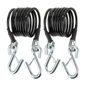 PSLER front packaging showing 2-piece 84 inch safety cable kit and benefits